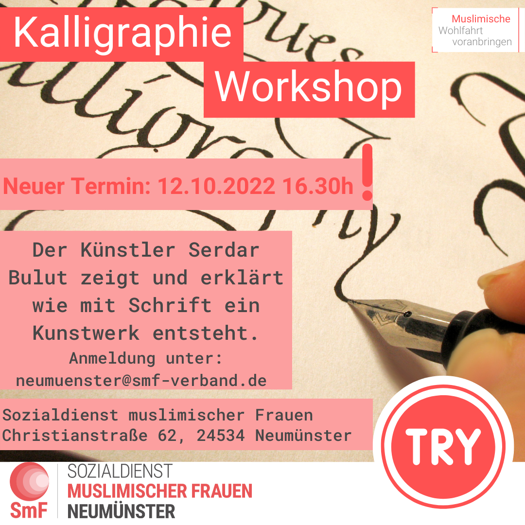 Kalligraphie-Workshop am 12.10.2022