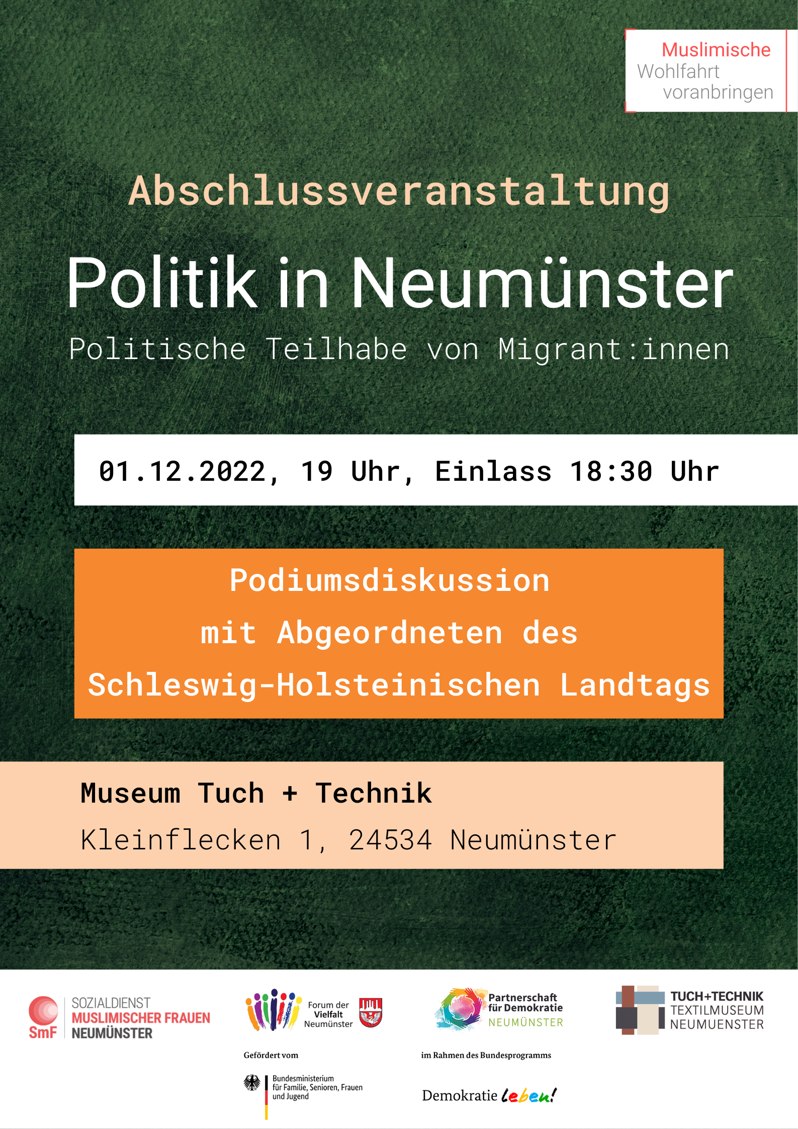 Wir holen die schleswig-holsteinischen Landtagspolitiker*innen nach Neumünster!