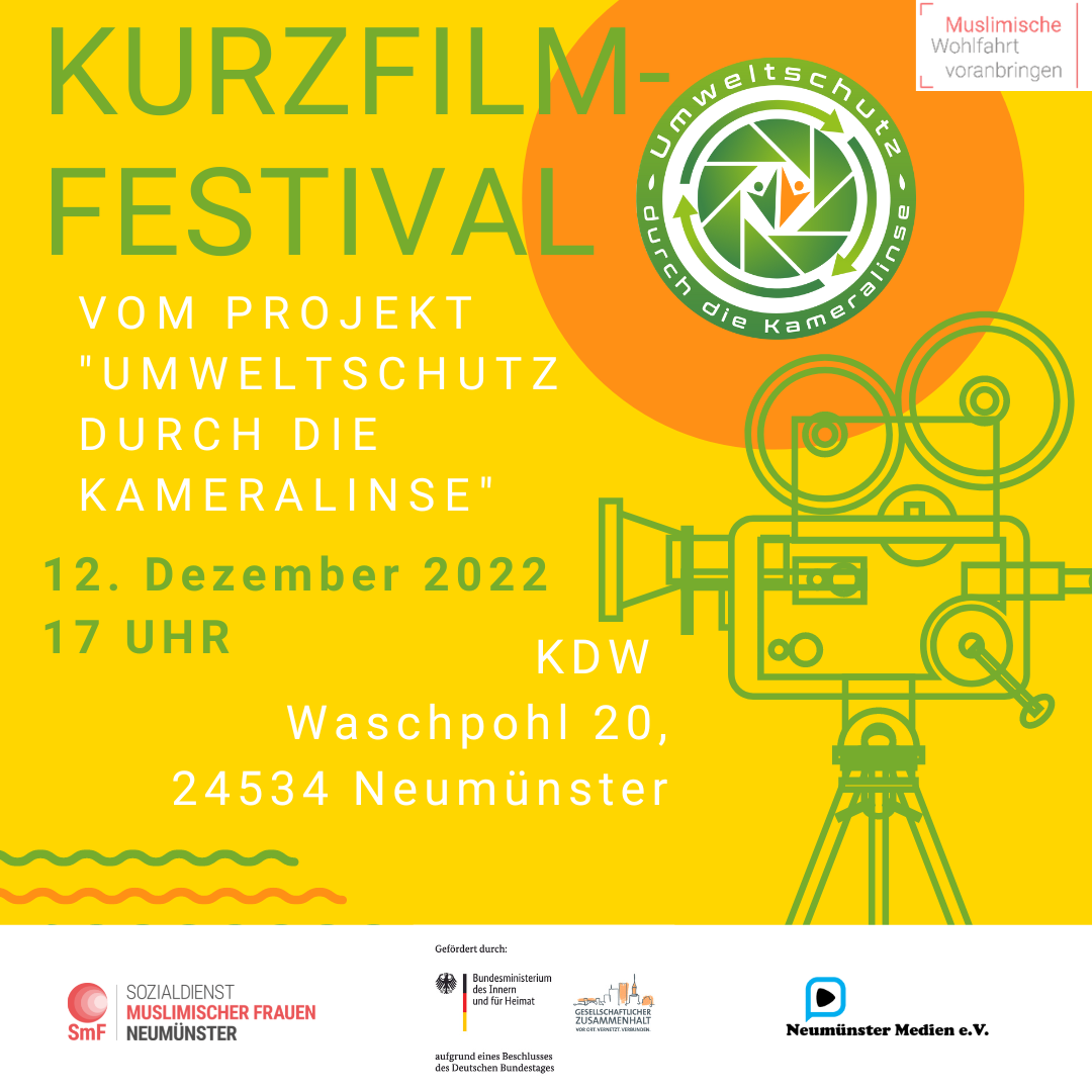 Einladung: Kurzfilmfestival am 12.12.2022 im KDW-Neumünster